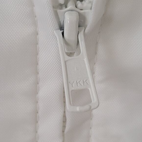 Vintage 90s Windbreaker Coach Jacket Small 19x26 White Baggy - Picture 14 of 14